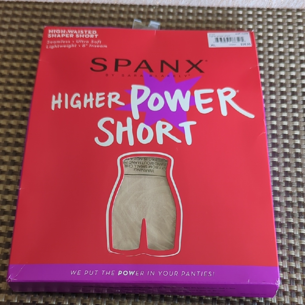SPANX Higher Power Short - Red Packaging